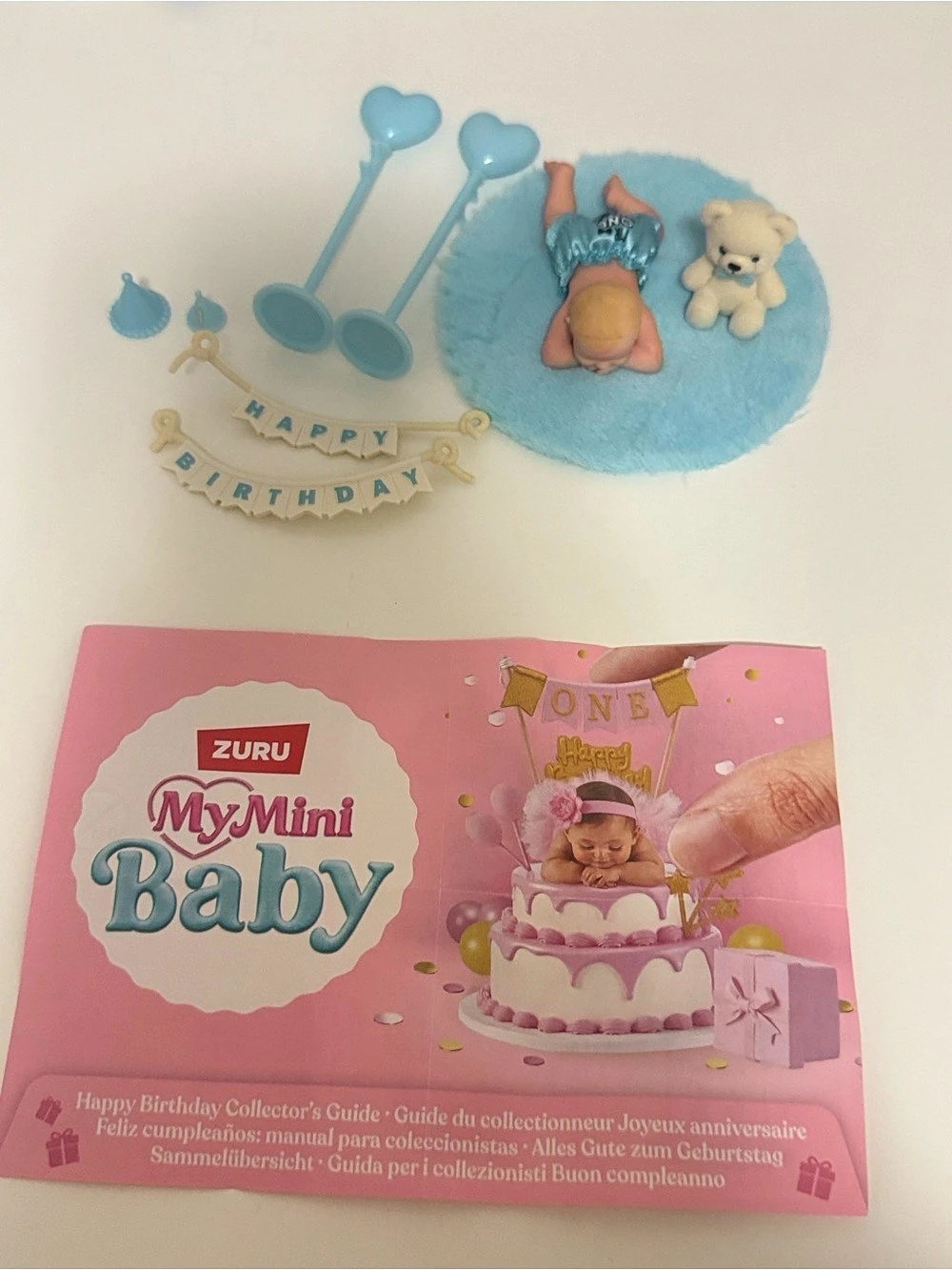 ZURU Mini Brands My Mini Baby Birthday Series 1 Set 🩵🎉🎂🎈🎊